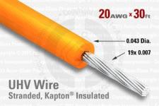 20 AWG - Stranded Core Wire, Kapton Insulated