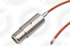 Kapton-Insulated, 26 AWG, 50 OHM Coaxial Cable with Accu-Fast™ 500S Connector on One End