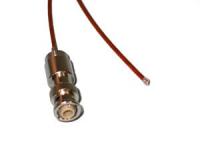Kapton-Insulated, 26 AWG, 50 OHM Coaxial Cable with Male MHV Connector on One End