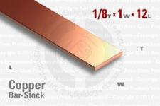 OFE Copper Bar, 0.125"x1"x12"