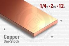 OFE Copper Bar, 0.250"x2"x12"