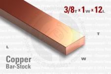 OFE Copper Bar, 0.375"x1"x12"
