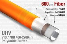 Polyimide Buffer Fiber - 600 VIS / NIR, Kapton