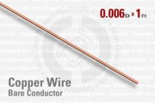 Copper Conductors with an Outside Diameter of 0.006"
