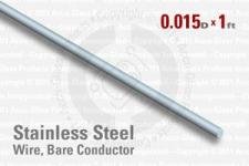 Stainless Steel Conductors with an Outside Diameter of 0.015"