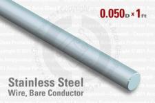 Stainless Steel Conductors with an Outside Diameter of 0.05"