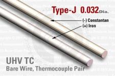 Type-J Thermocouple Pair Wire with an Outer Diameter of 0.032"