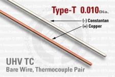 0.01" Type-T bare thermocouple wires