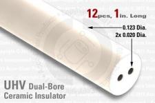 Ceramic Insulator 2 Hole design - 0.020" ID
