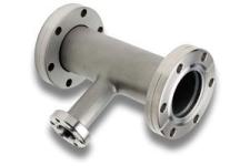 2.75" CF to 1.33" CF Flanged - Reducer Tee Fitting
