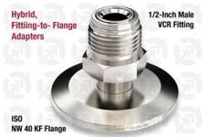 1/2" Male VCR Fitting to 40 ISO-KF Flange Adapter