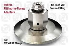 1/4" Female VCR Fitting to 40 ISO-KF Flange Adapter