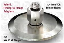 1/4" Female VCR Fitting to 50 ISO-KF Flange Adapter