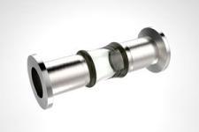 0.75 Diameter, Open Glass Tube / Dual ISO NW16 KF Flange / Magnetic