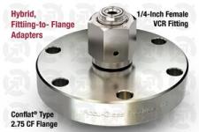 1/4" Female VCR Fitting to 2.75" CF Flange Adapter
