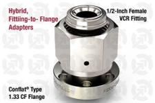 1/2" Female VCR Fitting to 1.33" CF Flange Adapter