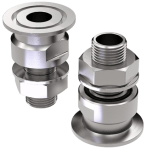 1.00 Baseplate, NW40 KF ISO Flange Adapter 1.00 Baseplate, NW40 KF ISO Flange Adapter