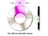#2 (.086) SS, Vented - Flat Washer