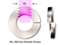 #2 (.086) SS, Vented Split Lock Washer